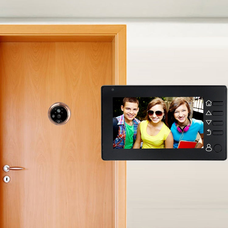M4300D 4.3 inch TFT Color Display Screen 3.0MP Security Camera Video Smart Doorbell, Support TF Card (32GB Max) & Night Vision & Motion Detection, M4300D Black, M4300D M4300D 4.3 inch TFT Color Display Screen 3.0MP Security Camera Video Smart Doorbell, Support TF Card (32GB Max) & Night Vision & Motion Detection, M4300D Black, M4300D